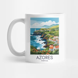 A Pop Art Travel Print of Azores - Portugal Mug